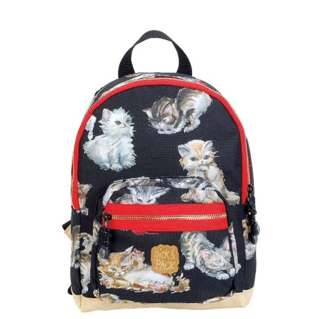 Pick & Pack Cute Rugzak S Kittens Black 5 Pick & Pack Cute Rugzak S Kittens Black - Afbeelding 3