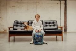 Pick & Pack Rugzak L Dangerous Cat Jeans Blue