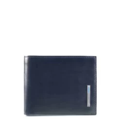 Piquadro Blue Square Men's Wallet With Flip Up/Coin Pocket Night Blue -Eastpak Winkel pu4518b2r blu2 dett2