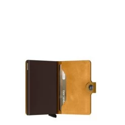 Secrid Mini Wallet Portemonnee Vintage Ochre -Eastpak Winkel secrid m vintage ochre semi open