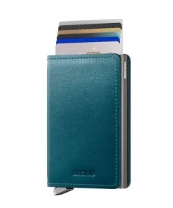 Secrid Premium Slim Wallet Portemonnee Dusk Teal -Eastpak Winkel secrid premium slimwallet dusk teal front cards