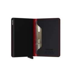 Secrid Slim Wallet Portemonnee Fuel Black-Red -Eastpak Winkel secrid slimwallet fuel black red semi open