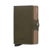 Secrid Twin Wallet Portemonnee Saffiano Olive -Eastpak Winkel secrid twinwallet saffiano olive front
