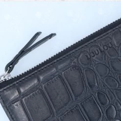 LouLou Essentiels SLB HZ Vintage Croco RFID Wallet Black -Eastpak Winkel slbhz4s.001 001 5