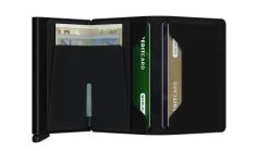 Secrid Slim Wallet Portemonnee Matte Black -Eastpak Winkel sm black 4 open