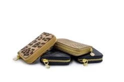 MOSZ Portemonnee Sophie Jungle Black Shiny Light Gold -Eastpak Winkel stapel wallets2 2