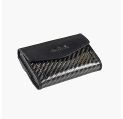 Tony Perotti Furbo Leren Pasjeshouder Met Kleingeldvak Carbon Zwart -Eastpak Winkel tc 3700 zw b