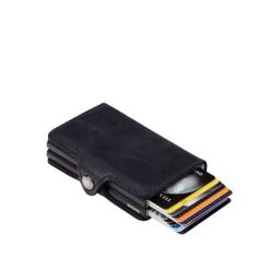 Secrid Twin Wallet Portemonnee Vintage Black -Eastpak Winkel tv black 3 3d 3