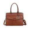 Wimona Valentina Schoudertas Laptop 15.6" Cognac -Eastpak Winkel valentina cognac 4