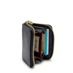 MOSZ Portemonnee Sophie Jungle Black Shiny Light Gold -Eastpak Winkel wallet jungle black 1