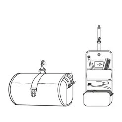 Reisenthel Wrapcosmetic Toilettas Twist Silver -Eastpak Winkel wrapcosmetic 1 2 1 2